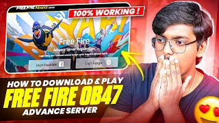 HOW TO DOWNLOAD FREE FIRE ADVANCE SERVER 2024😱🔥 | FREE FIRE OB47 ADVANCE SERVER | NEW OB47 UPDATE FF