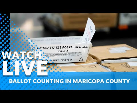 Live: Ballots counted after voting in Maricopa County during 2024 Arizona election