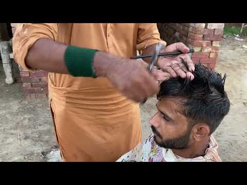 [100] #ASMR with  FAST BARBER RELEXXINGE SOUND #waitforend  HAIRCUT VIDEO TOP 10 STYLISH HAIRCUT