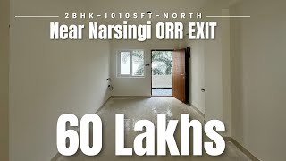 Low Budget Ready to Move 2BHK Flats For Sale in Narsingi|Hyderabad|Keyxo Properties..!