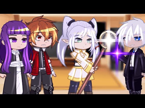 Sousou No Frieren React To Gojo As Frieren's Brother || Gacha React