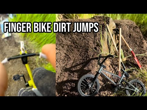 LC FINGER BIKE UNBOXING AND DIRT JUMPS