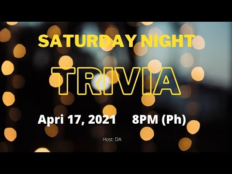 Saturday Night Trivia 10