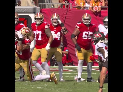 George Kittle catches for a 13-yard Gain vs. Tampa Bay Buccaneers