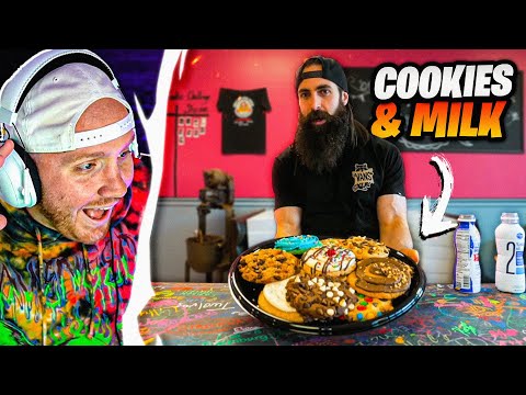 TIM REACTS TO IMPOSSIBLE COOKIES AND MILK CHALLENGE...