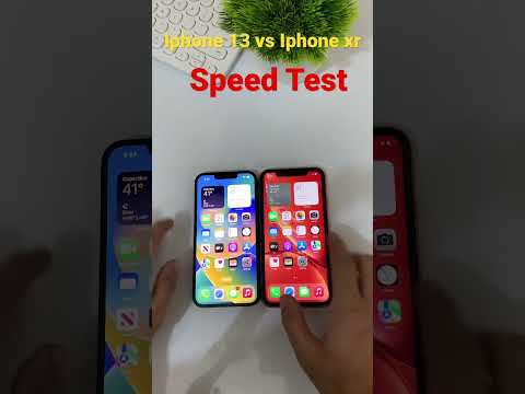 Iphone 13 vs Iphone xr Speed Test #shorts