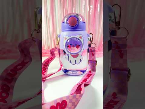 [ASMR] UNBOXING KAWAII🥰 WATER BOTTLE ✨🌸🥳 #shorts