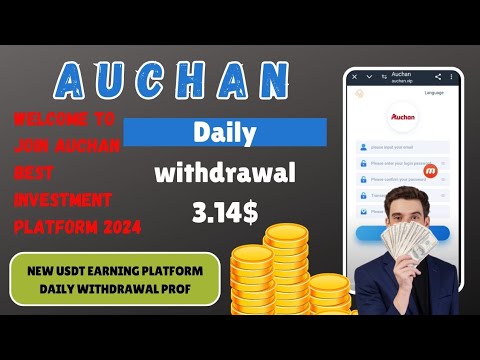 💥TODAY New USDT earning platform💯Welcome to join auchan Best investment site