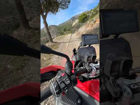 BMW 1300 GS Adventure Rocky Trail up the Mountain with ASA