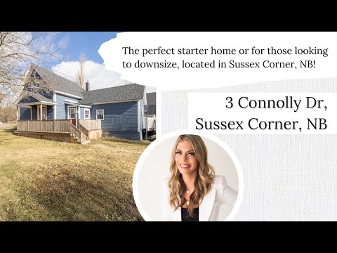 **SOLD**The perfect starter home or for those looking to downsize, located in Sussex Corner, NB!