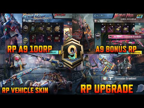 A9 Royale Pass Leaks | 1 To 100Rp Leaks | Bonus Rp A9 | Rp Vehicle Skin | Tier Rewards | Rp Upgrade