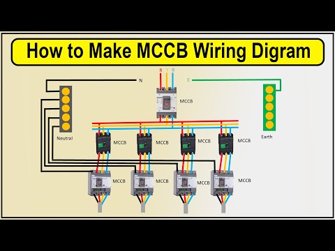 How to Make MCCB wiring diagram connection | Main Distribution Board