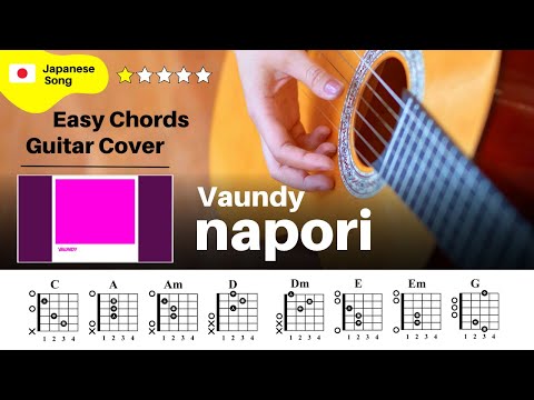 【弾き語り】Vaundy / napori：ギター解説動画【TAB譜】