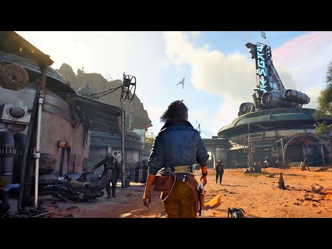 STAR WARS OUTLAWS Gameplay Demo 4K (New Open World Game 2024)