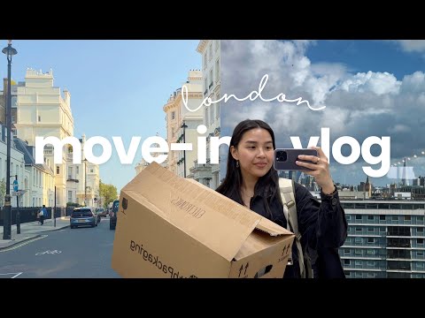 London Move-in Vlog! 📦 starting my tech grad job, apartment tour, london life