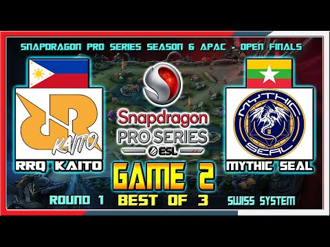 RRQ KAITO PH vs MYTHIC SEAL MM - Game 2 | Snapdragon Pro Series Season 6 APAC - Open Finals Round 1