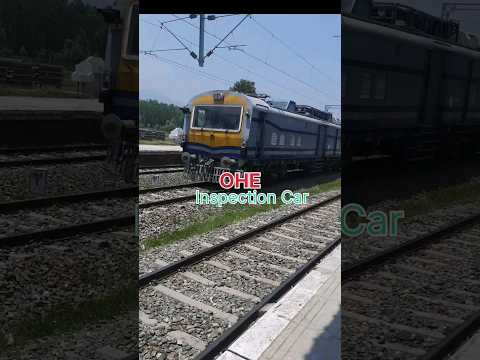 OHE inspection Car #travel #TRD #viral #railway #train #shorts