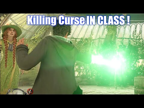 Professors Reaction to using Avada Kedavra in Class - Hogwarts Legacy