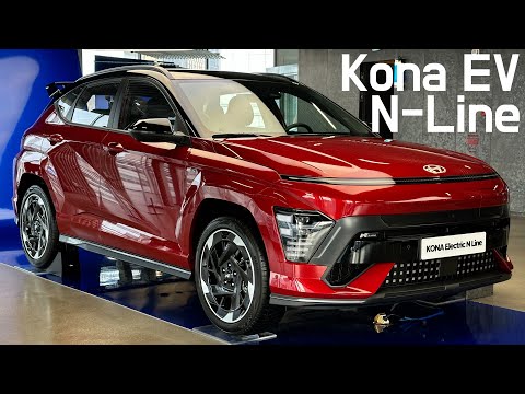 Finally, N-Line on Kona Electric! 2025 Hyundai Kona Electric (KONA EV⚡️) First Look