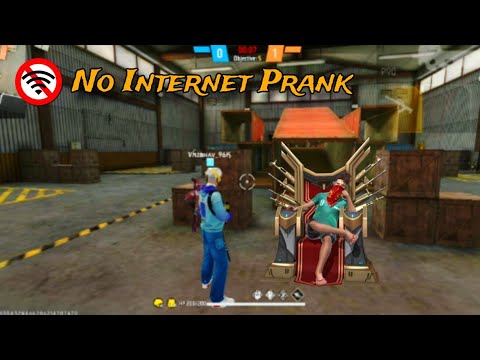 FREE FIRE NO INTERNET PRANK VIDEO 🎯