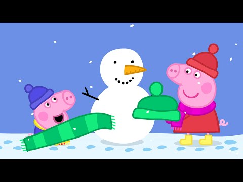 It's Snowing! 🐷 Best of Peppa Pig 🐷 Cartoons for Children