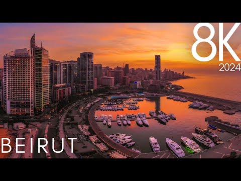 Beirut in 8K ULTRA HD (2024) - Travel Video