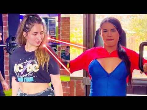 Very funny gym prank with girls🤣🤣| prank video