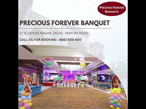 Host your most cherished celebrations at Precious Forever Banquets