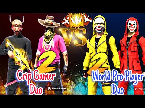 Crip Gamer Duo Vs World Pro Players Duo Challenge 2V2 Custom Match / Mobile Player !! #freefire #ff