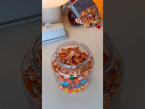 *ASMR* SPOOKY CANDY SALAD! #asmr #fall #halloween #candy #candysalad #halloweencandy #kitchen