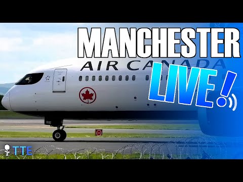 Manchester Airport Live 4K! Fantastic Up Close Aviation #planespotting #manchesterairportlive