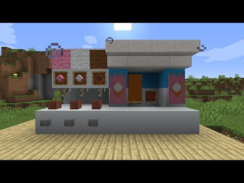 Simple Minecraft Ice Cream Machine!😋🍦#shorts #minecraft