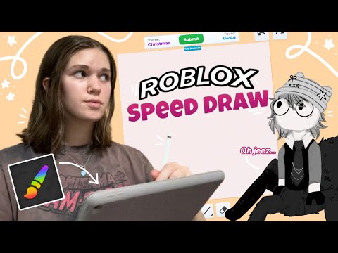 Artist plays ROBLOX speed draw