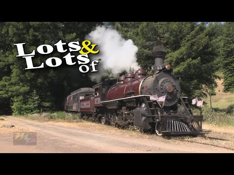 Lots of trains Galore | Fast banjo pickin' music fun!