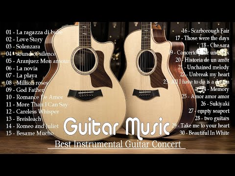 GUITAR MUSIC RELAXING - The World's Best Relaxing Romantic Guitar Music | Acoustic Guitar Music