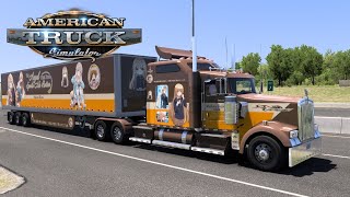 American Truck Simulator - Kenworth W900L 86 Studio Sleeper ITASHA Mahiru Shiina road to Houston