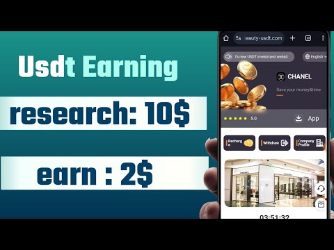 Usdt Earning Site | Usdt Mining Site 2024 | 0 Investment Usdt Earning Website | Online income