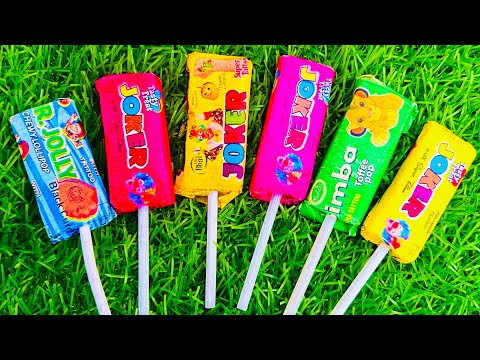 Some popular Candies in the World | New Milk Bottle | mini Cooking | Ice Cream Pop It | Asmr Coca