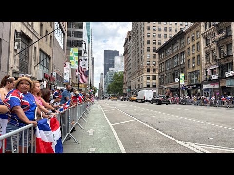 New York City live The National Dominican Day Parade 8/11/2024 12:00pm