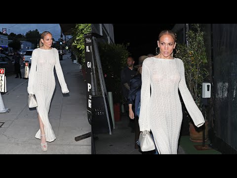 Jennifer Lopez Leaves Little To The Imagination As She Steps Out For Dinner Without Ben Affleck!