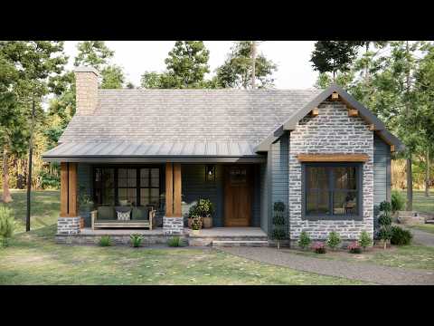 38'x36' Prepare to Be Amazed by This Incredible Small House | COZY & CHARMING...