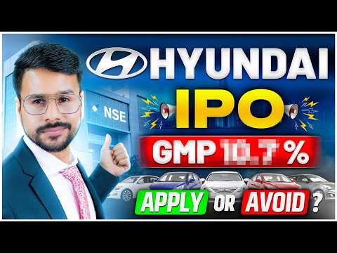 Hyundai IPO Review | GMP ? | Apply or NOT l Hyundai IPO Vs Tata Motors Vs Maruti Vs Mahindra Stock