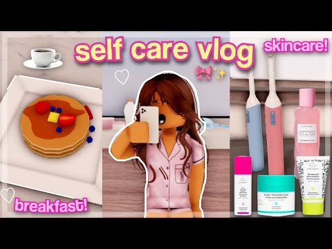 MY SELF CARE NIGHT ROUTINE! *aesthetic* | Roblox Berry Avenue VLOG