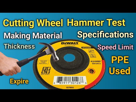 Cutting Wheel Check Karne Ka Traika How To check Cutting Wheel Expiry Check Speed Checking