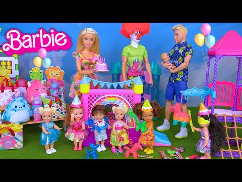 Barbie & Ken Doll Family Toddler Birthday Party Story