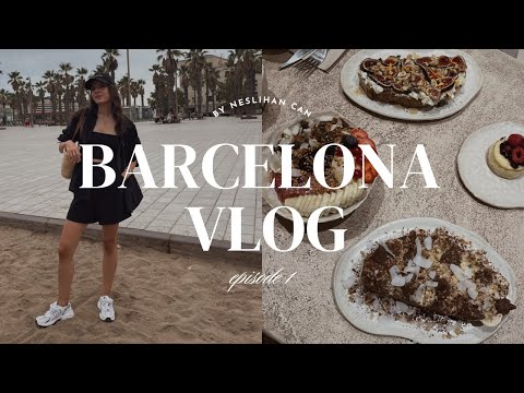 BARCELONA TRAVEL VLOG | beach & luxury shopping day, Moco Museum