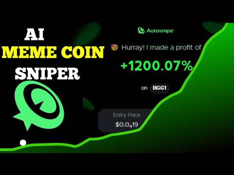 BEST AI TRADING BOT ( AUTO BUY & SELL ) SOLANA MEMECOIN | COPY TRADING BOT