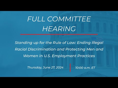 Ending Illegal Racial Discrimination & Protecting Men & Women in U.S. Employment Practices