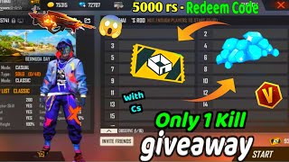 Free Fire Live Giveaway Redeem Code || Ff Live Giveaway || Diamond Giveaway Free Fire Live