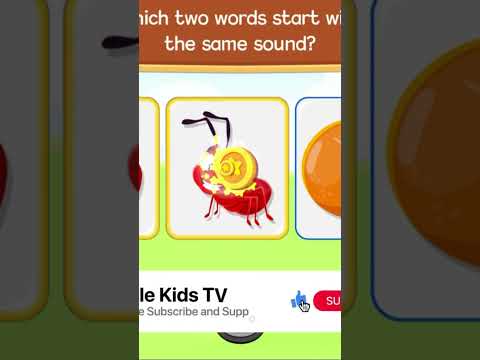 Two Words with Same Sound #twowords #animals #kiddopia #words #learning